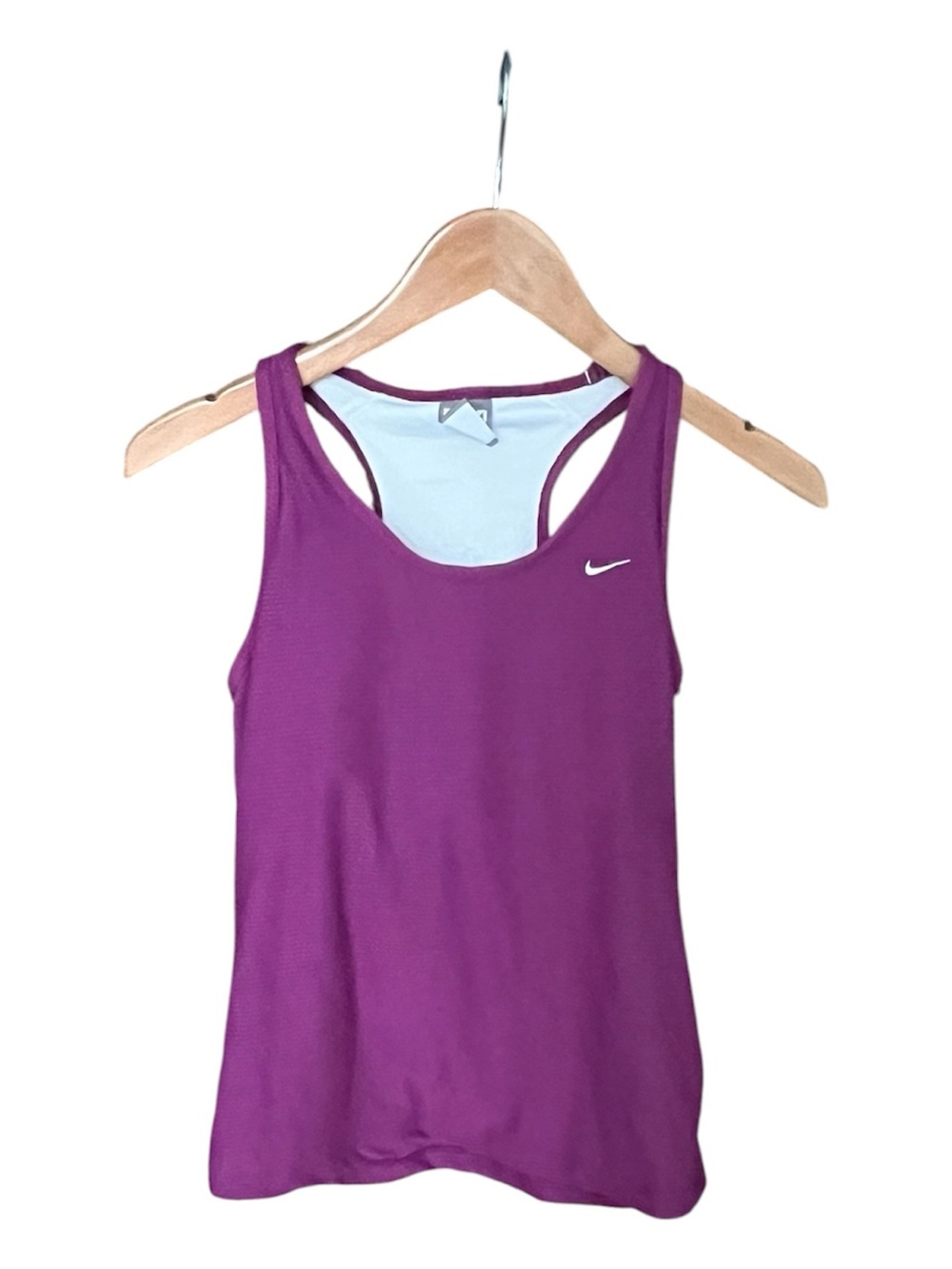 Nike Purple and White Racerback Tank